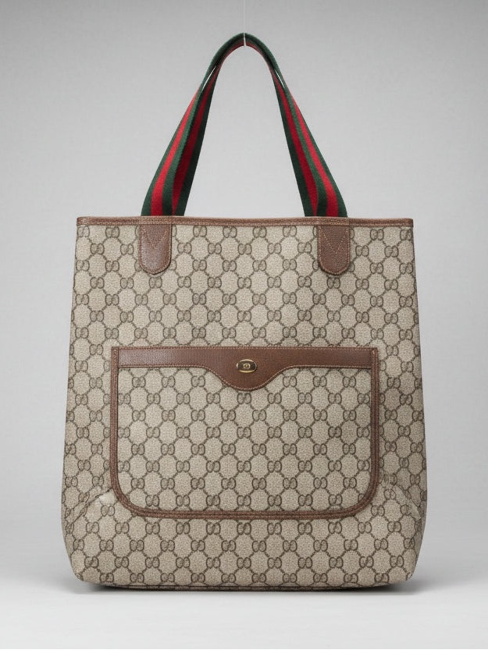 Gucci Vintage GG Supreme Sherry Line Tote